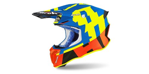 TWIST 2.0 FRAME TW2F18 - off-road modr moto helma AIROH