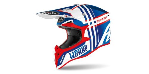 WRAAP YOUTH BROKEN WRBR38Y - off-road dtsk modr moto helma AIROH