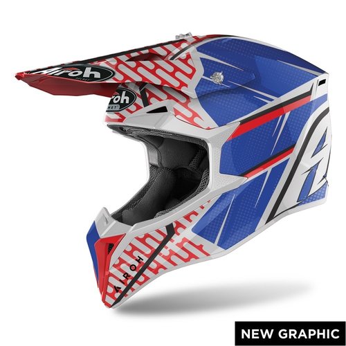 WRAAP IDOL WRI38 - off-road modr moto helma AIROH