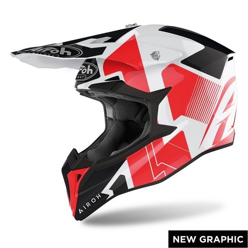 WRAAP RAZE WRRA55 - off-road erven moto helma AIROH